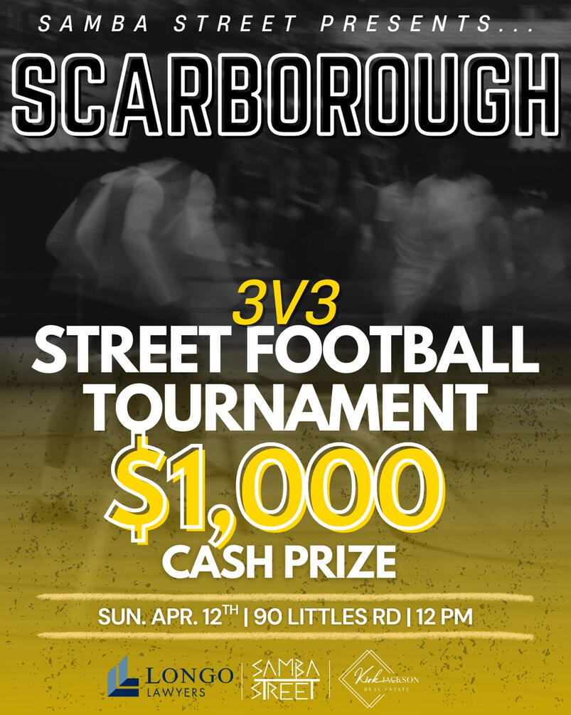 Scarborough 3v3 Street Football Tournament Scarborough 3v3 Street Football Tournament